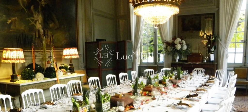 Privatization of the Château of Bouges for dinners