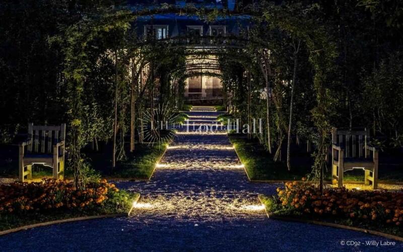 Privatization of the Albert-Kahn garden for evening